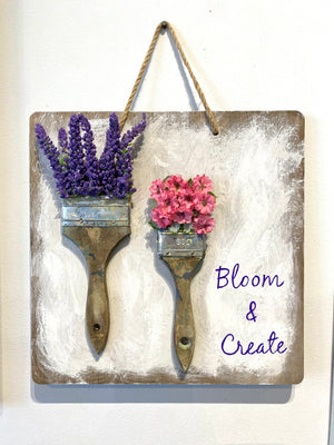 Bloom & Create Floral Sign Workshop (In-Person)