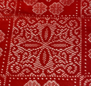 Bright Red Lace