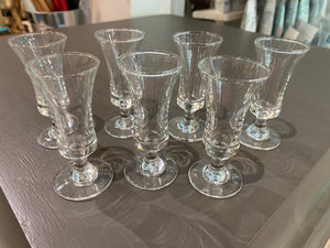 Charming Aperitif/Sherry Schooners Set of 7