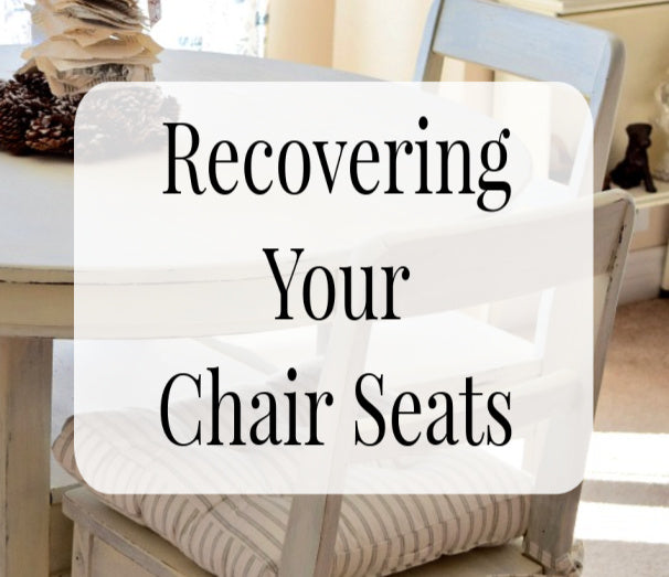 Recovering Your Chair Seats